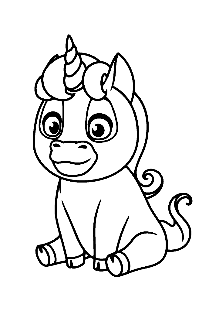 unicornio para colorir