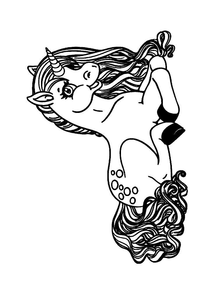 unicornio para colorir