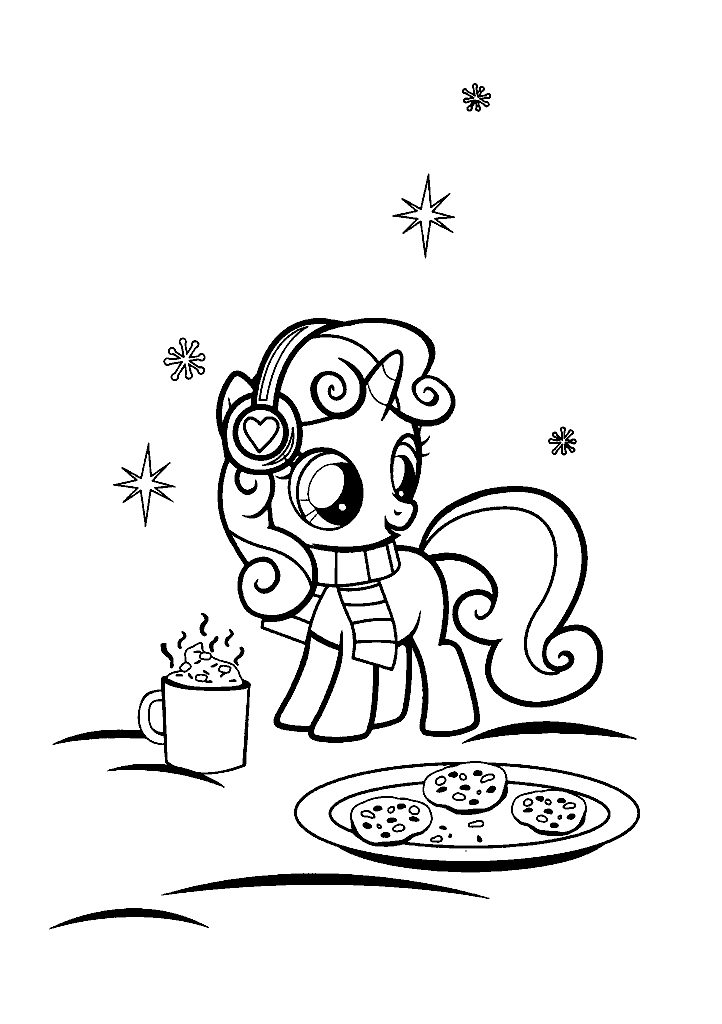 unicornio para colorir