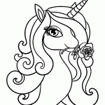 unicornio para colorir