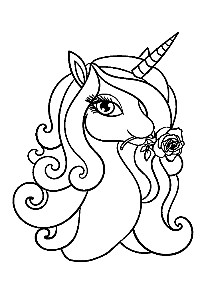 unicornio para colorir