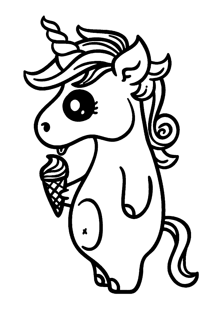 unicornio para colorir
