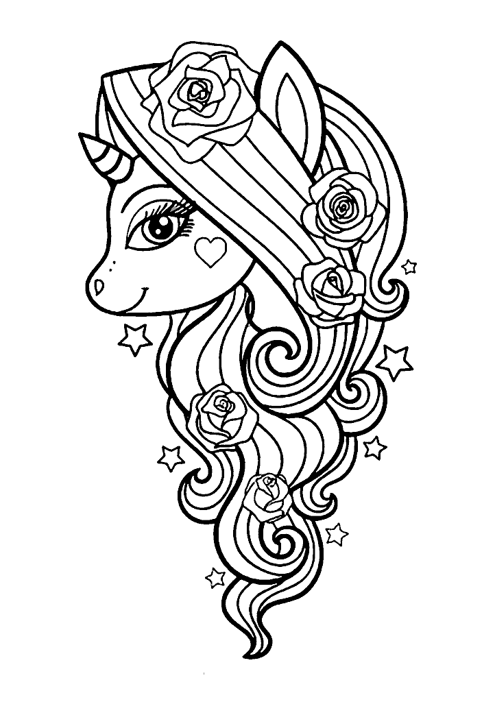 unicornio para colorir