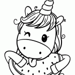 unicornio para colorir