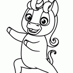 unicornio para colorir