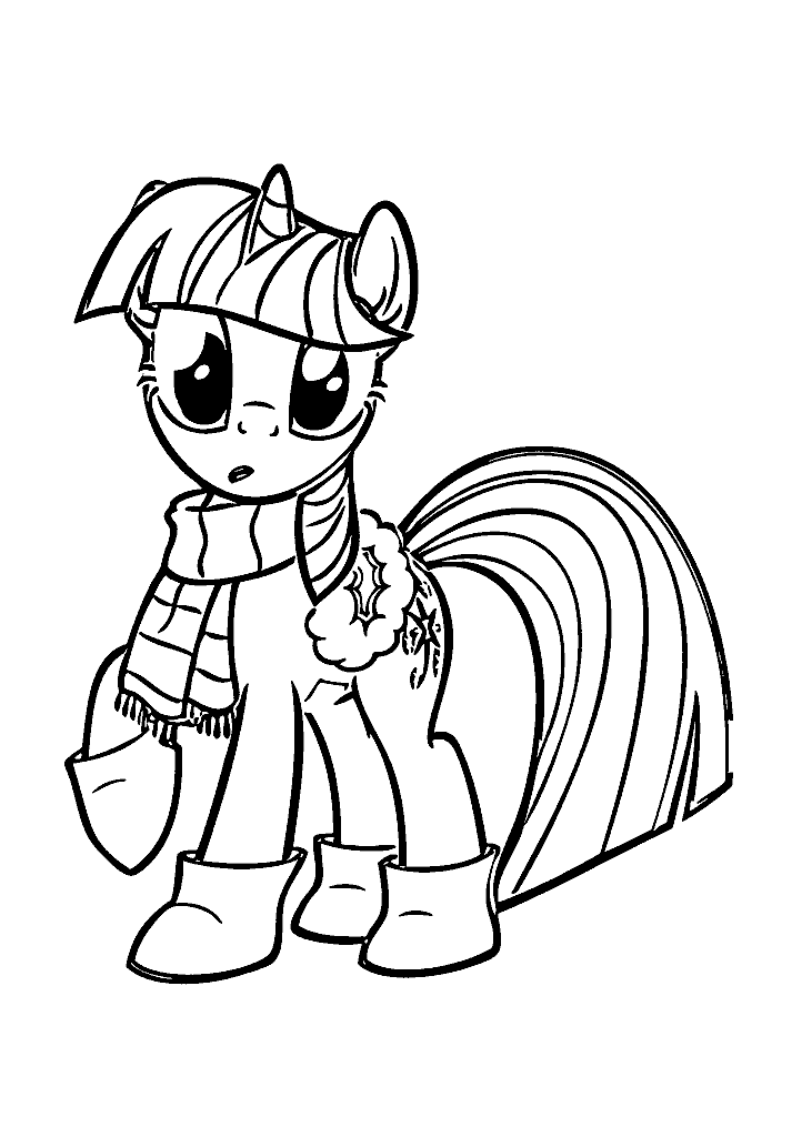 unicornio para colorir
