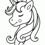 unicornio para colorir