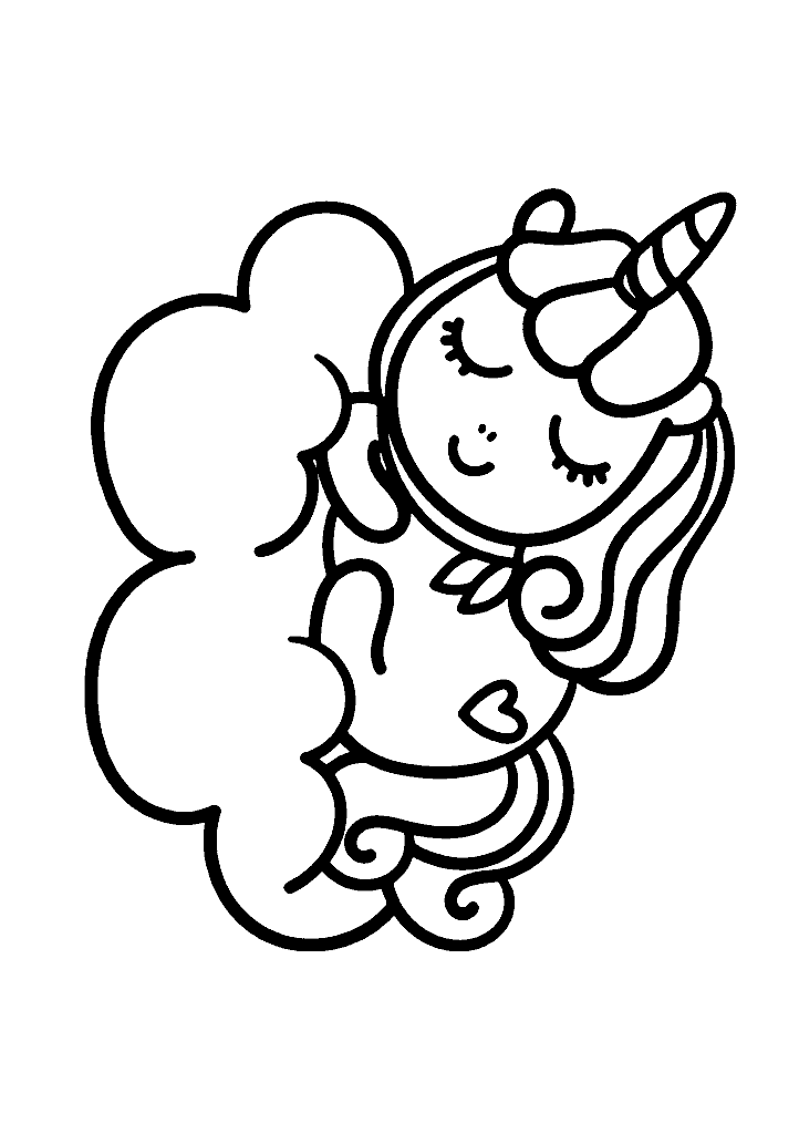 unicornio para colorir