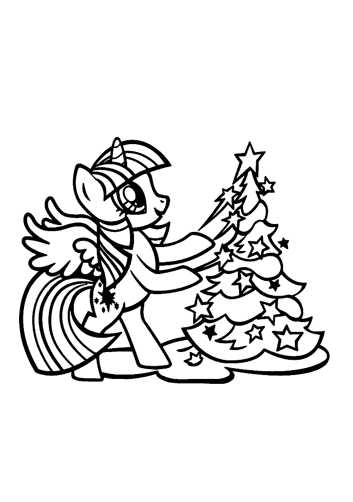 unicornio para colorir