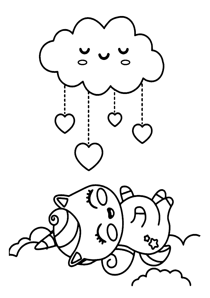 unicornio para colorir