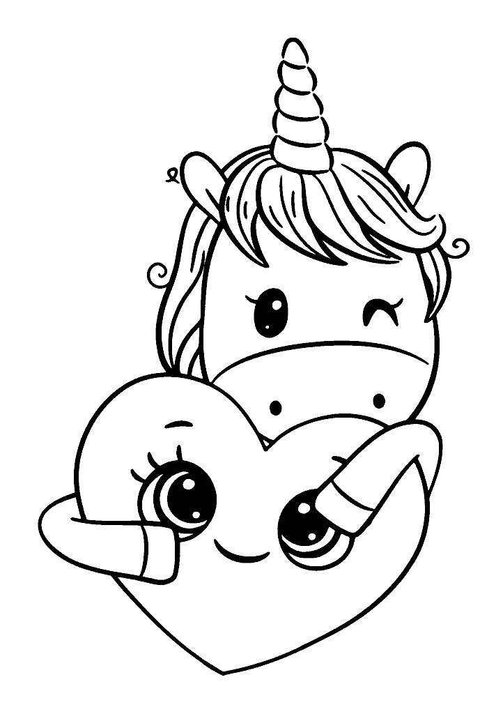 unicornio para colorir