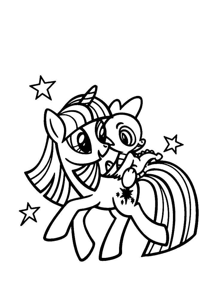 unicornio para colorir