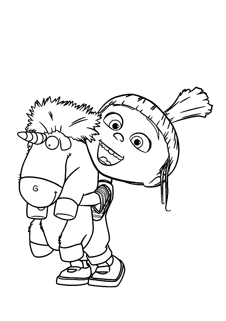 unicornio para colorir