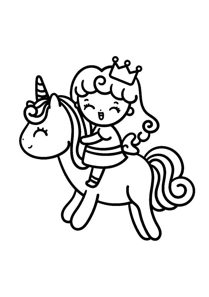 unicornio para colorir