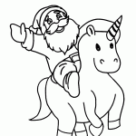 unicornio para colorir
