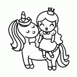 unicornio para colorir