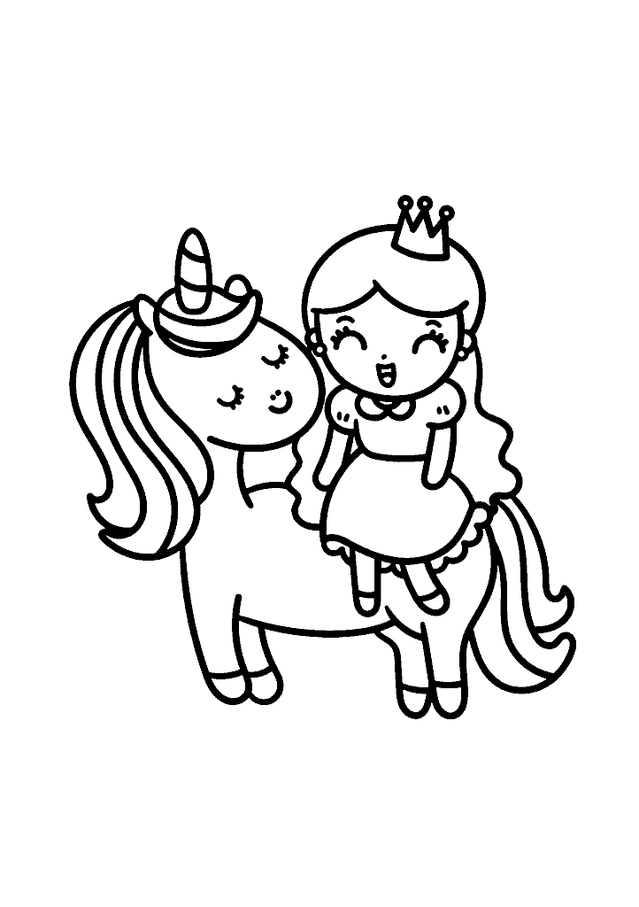 unicornio para colorir