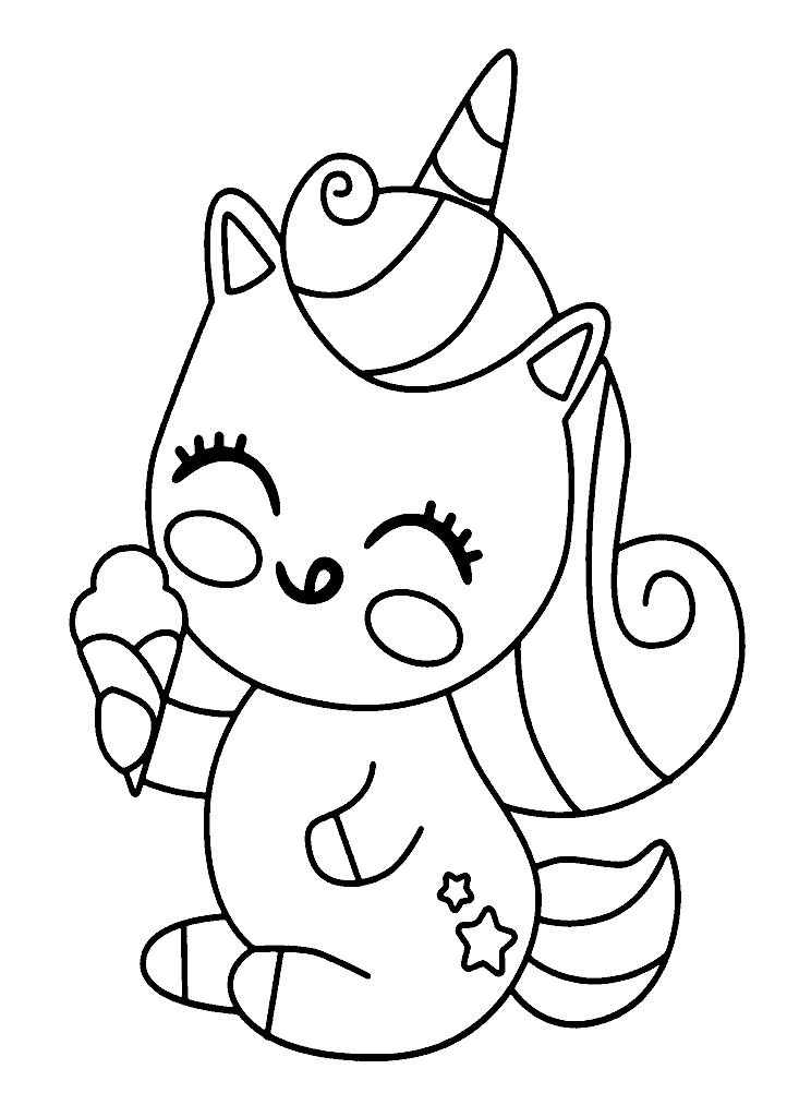 unicornio para colorir