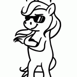 unicornio para colorir