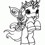 unicornio para colorir