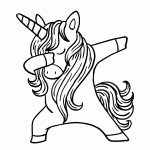 unicornio para colorir