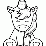 unicornio para colorir