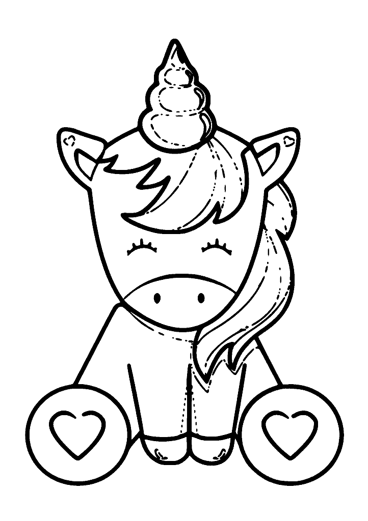 unicornio para colorir