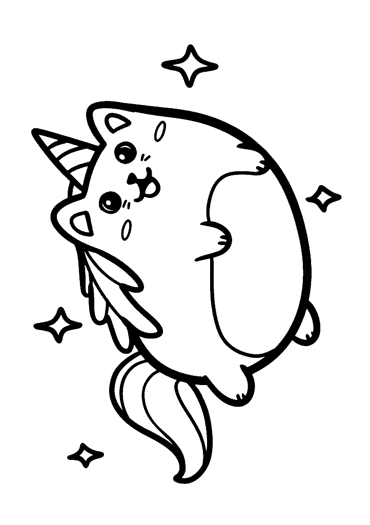 unicornio para colorir