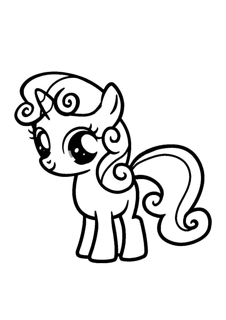 unicornio para colorir