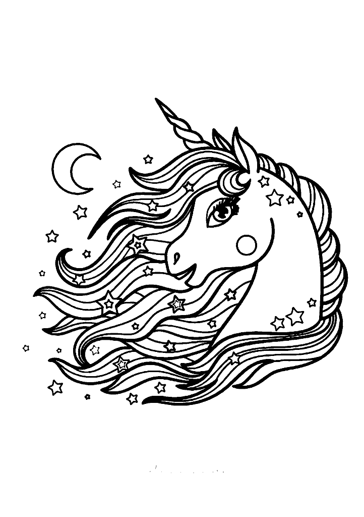 unicornio para colorir