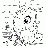 unicornio para colorir