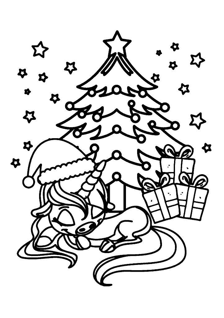 unicornio para colorir