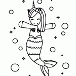 unicornio para colorir