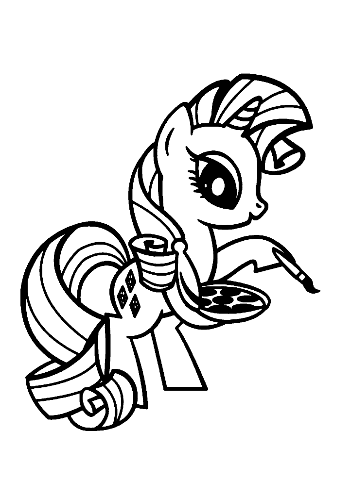 unicornio para colorir