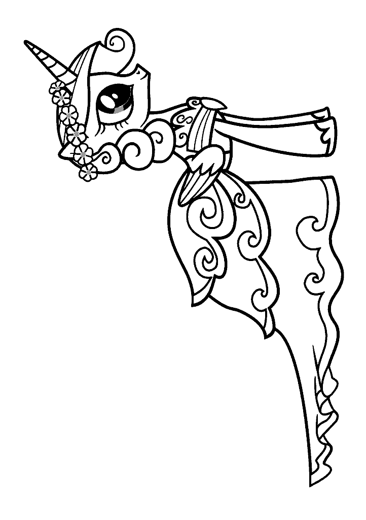 unicornio para colorir
