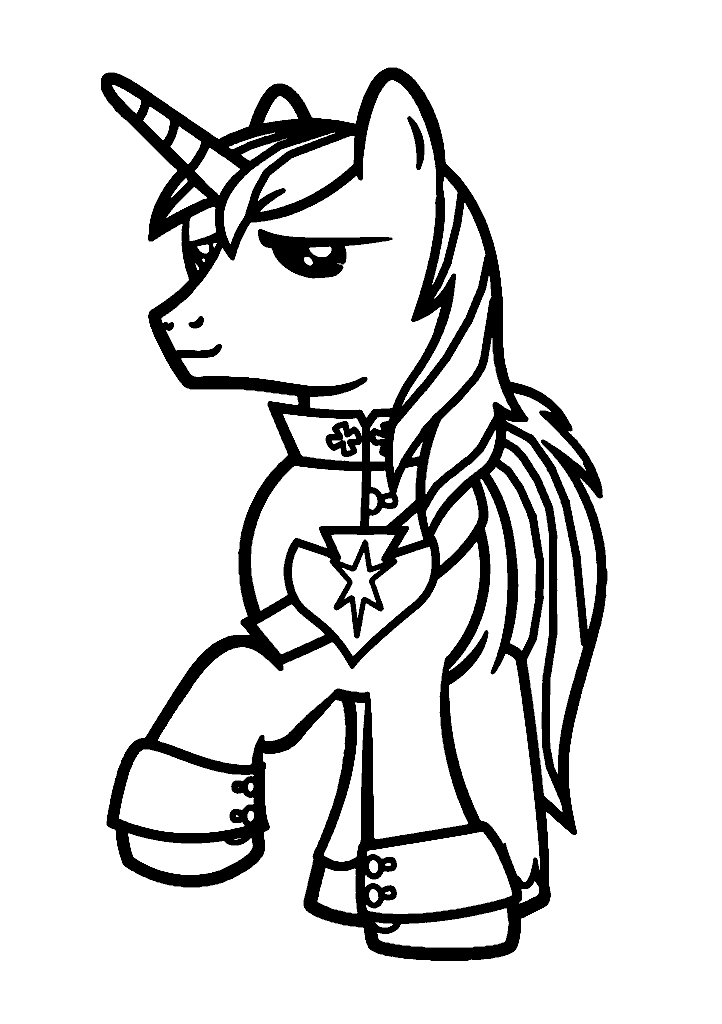 unicornio para colorir