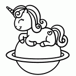 unicornio para colorir