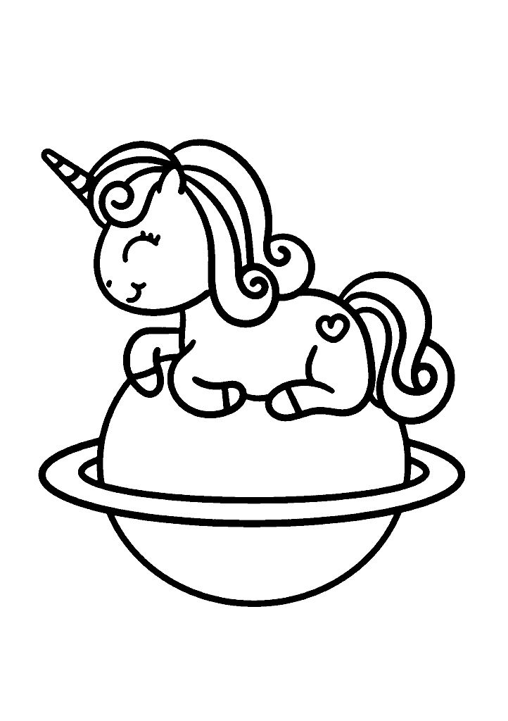 unicornio para colorir