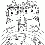 unicornio para colorir