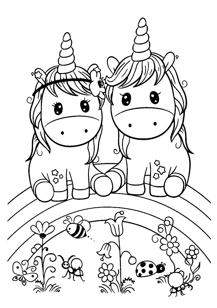 unicornio para colorir