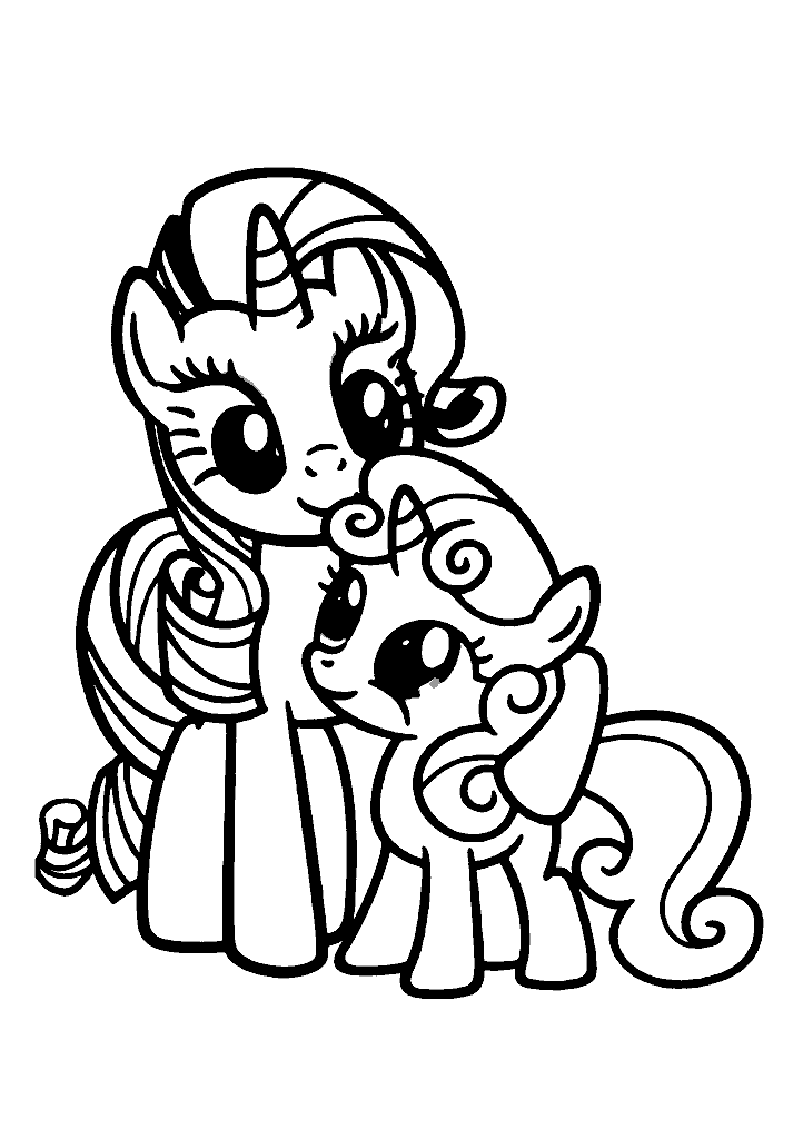 unicornio para colorir