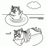 unicornio para colorir