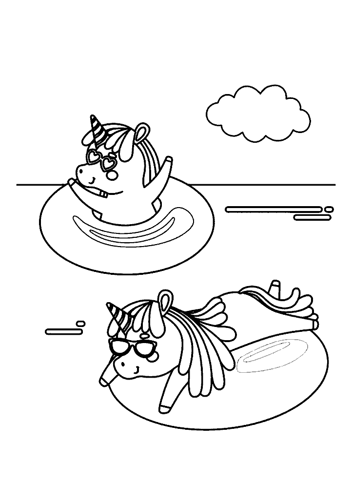 unicornio para colorir