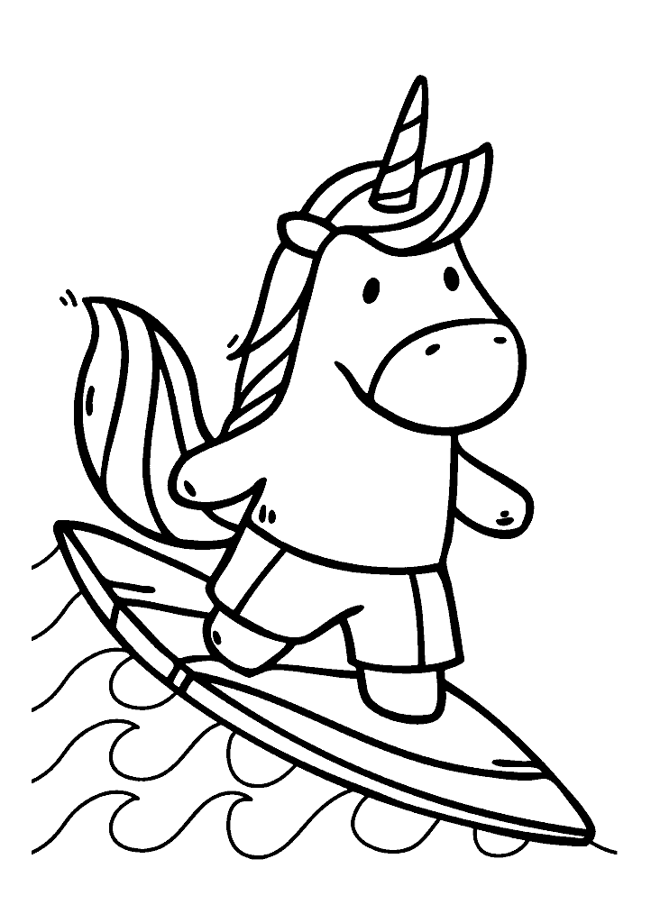 unicornio para colorir