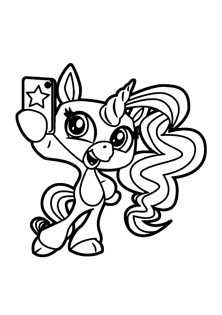 unicornio para colorir