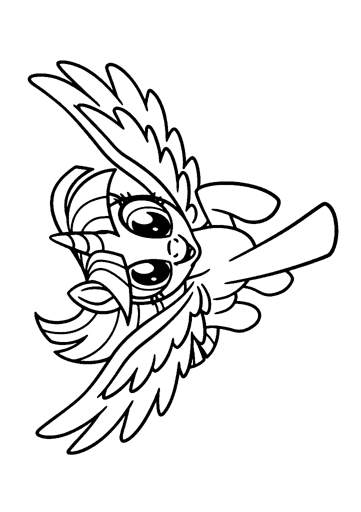 unicornio para colorir