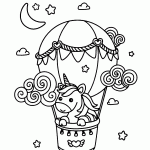 unicornio para colorir