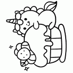 unicornio para colorir