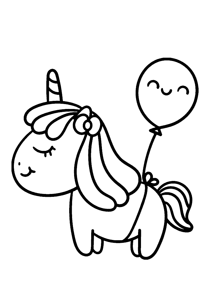 unicornio para colorir
