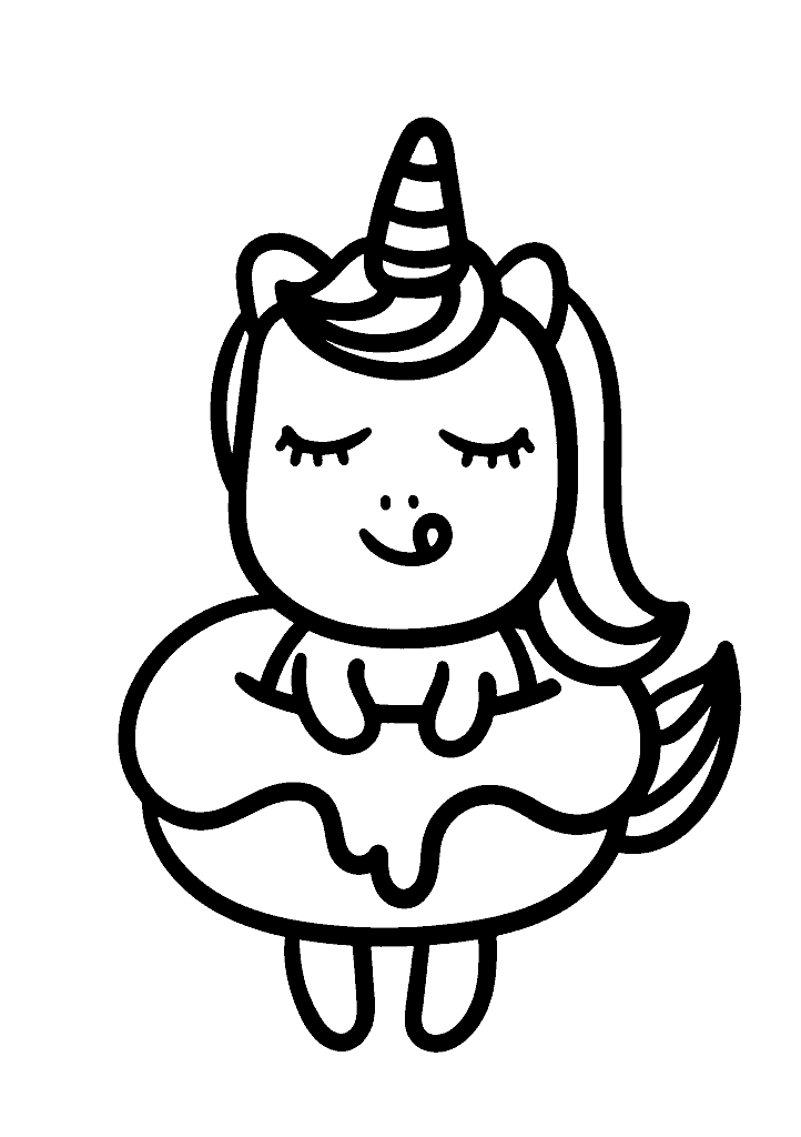 unicornio para colorir